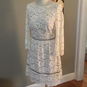 Vince Camuto bell sleeve lace dress